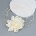 thumbnail image 3 of LYMAYTER Long Rope Necklace Flower Necklace - Realistic Fabric, Multi - layer Straps, 3 of 7