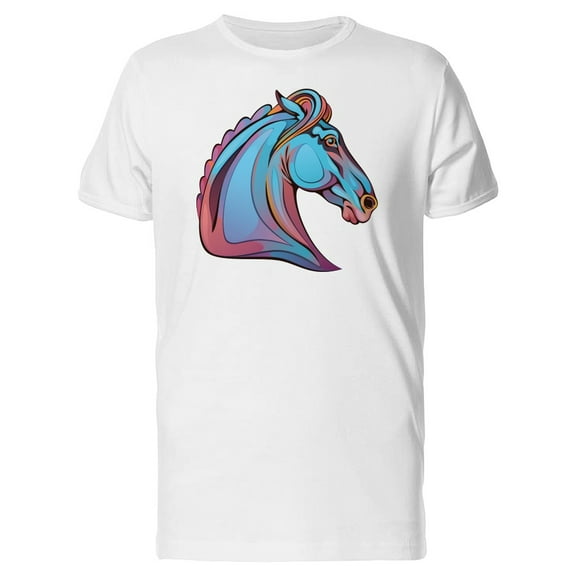 Cool Colorful Horse Head Tee Men's -Image by Shutterstock