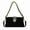 black, variant on Women's Gold Chain Shoulder Bag - Suede Small Square Crossbody, Autumn/Winter All-Match Fashion Bag (8.2×3.1×4.7in)