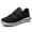 Black, variant on Unisex Adjustable Hook-and-Loop Mesh Shoes - Extra Wide & Deep, Soft Non-Slip Sole for Elderly, Swollen Feet & Post-Surgery