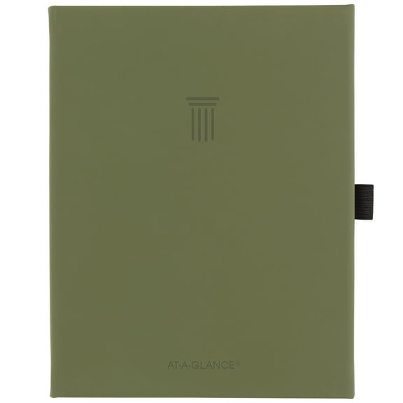 AT-A-GLANCE® FOUNDATION GOAL SETTING Undated Weekly Monthly Planner, Green, Small, 5 1/2" x 8 1/2"