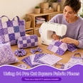 thumbnail image 6 of 84Pcs Gradient Floral Cotton Fabric Bundles 5x5 inches Precut Quilting Fabric Squares for Quilting DIY Sewing Crafts and Scrapbooking, 6 of 9