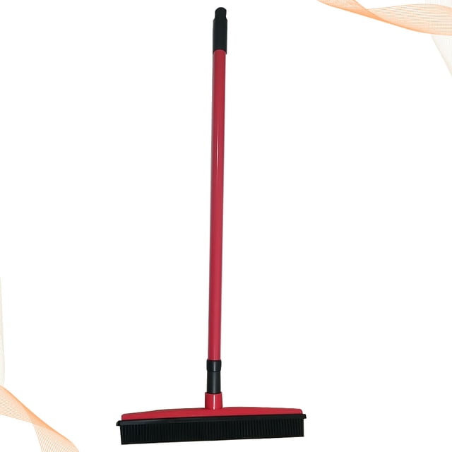 UPOUART Carpet Brushes For Cleaning Tpr Red Liquid Spill Wiping Broom For Homes 1Pcs