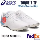 ASICS Men's Futsal Shoes TOQUE 7 TF White/Arctic 1113A025 103 NEW!! Turf Court