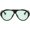 Black Green, variant on round Sunglasses Women Fashion Gradient Sun Glasses Men Punk Shades Outdoor Travel UV Protection