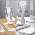 thumbnail image 5 of Plate Carrier Stand Holders Stands Mobile Phone Desktop Bedside Lazy Foldable Portable Bracket White Abs, 5 of 6