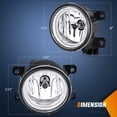 thumbnail image 4 of Conjunto de faros antiniebla Nilight compatible con Honda Civic, 4 of 8