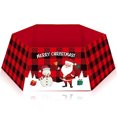 thumbnail image 2 of Feliz árbol de Navidad Collar Copos de nieve Anillo de Navidad Fiesta Interior Exterior Falda de piso Festival Decoración Artesanía Regalo Nuevo 003 Inevent HA009061-03, 2 of 7