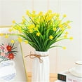 thumbnail image 1 of 1 Bundles Artificial Outdoor Flowers Fake Flowers Green Shrubs Garden Porch Outdoor Artificial Flowers Decorate, 1 of 3