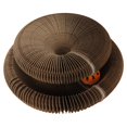 thumbnail image 3 of Veeki Cat Scratching Post Interactive Soft Plush 2 Layers Sisal Rope Scratcher Tree for Indoor Cats Kittens Pink-092604, 3 of 5