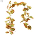 thumbnail image 2 of Shenmeida Fake Vines for Hanging Decor Artificial Greenery Garland Fake Leaf Vines Hanging Plants Greenery Wall Backdrop for Home Bedroom Wedding Decoration Jungle Theme Party Supplies, 2 of 7