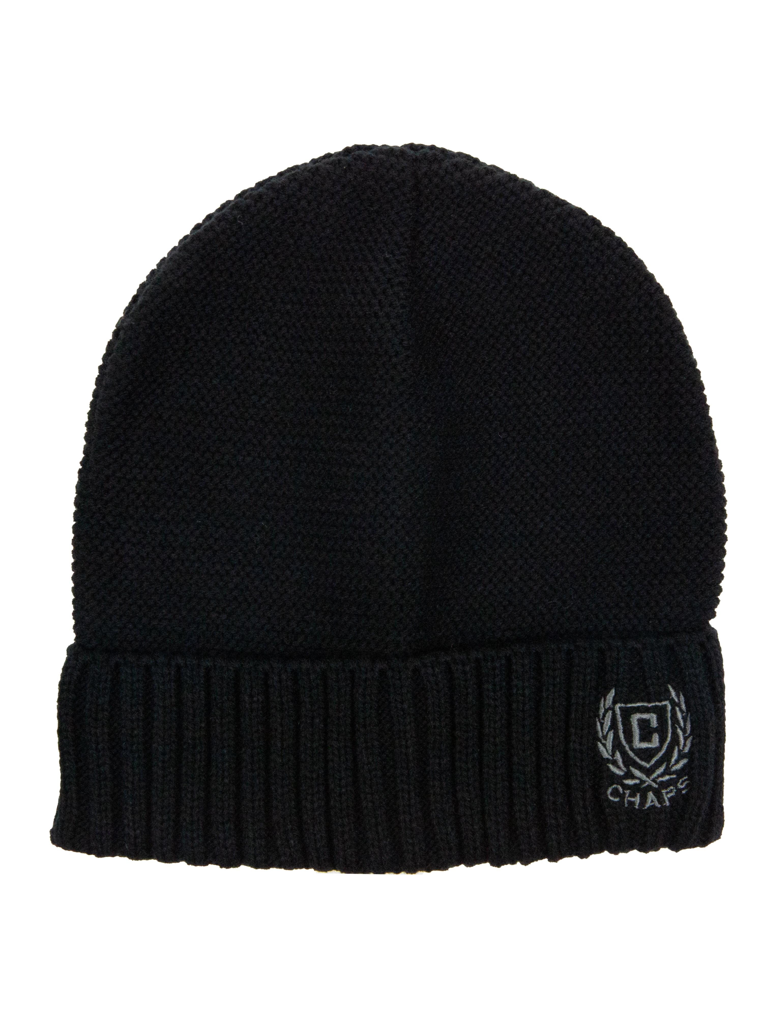 Chaps Men's 2-Pack Logo Beanie Style Hats, One Size