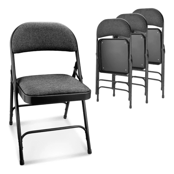 Set de 4 Sillas Plegables Acojinadas Marthing Uso Rudo