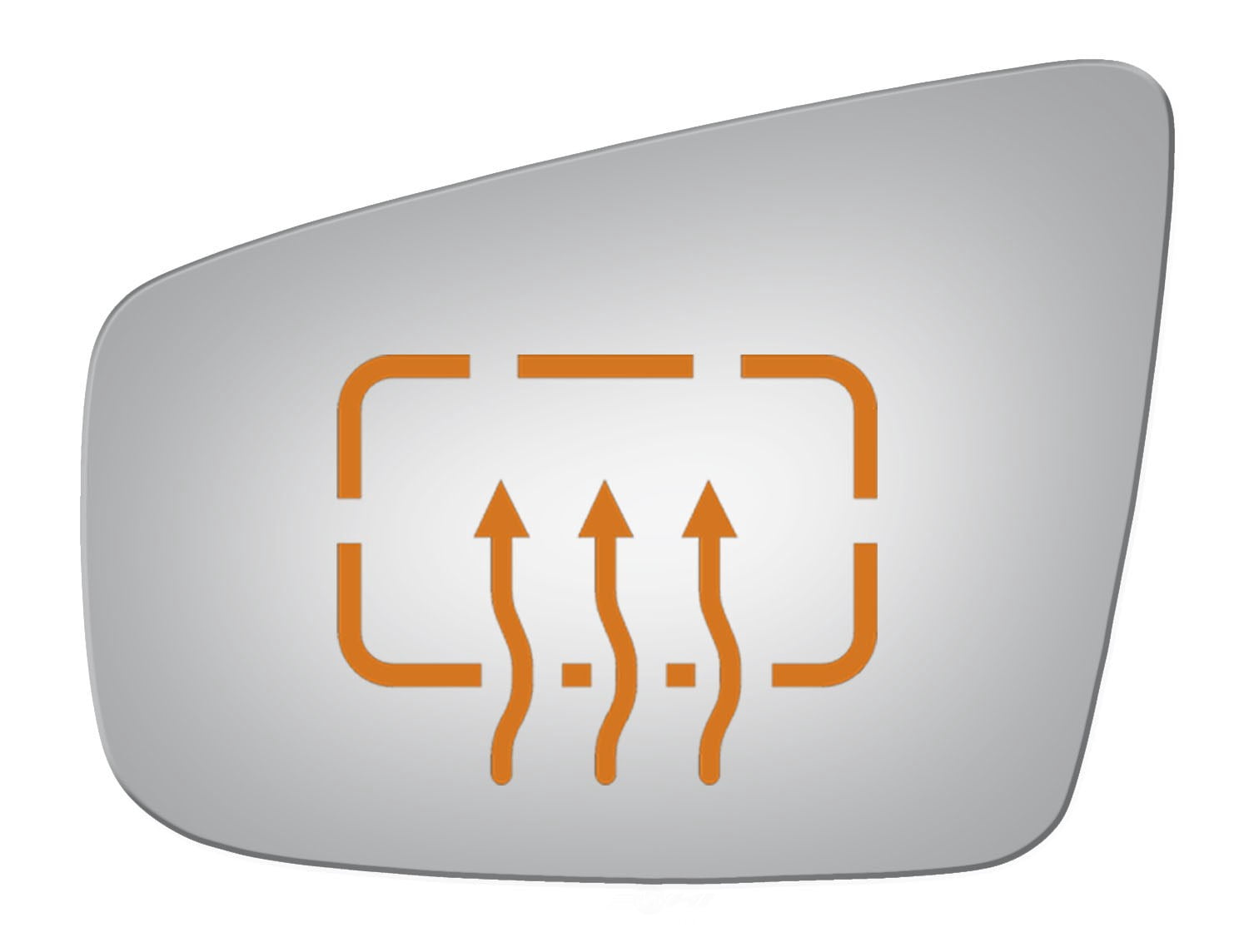 Burco Side View Mirror Replacement Glass - Clear Glass - 4304H