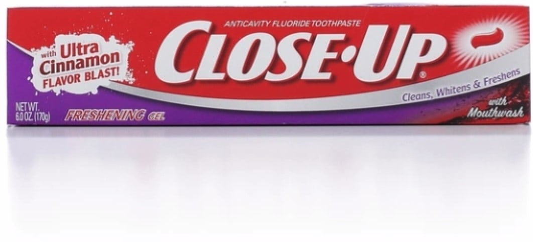 4 Pack - Close-Up Toothpaste Gel Freshening Red 6 oz