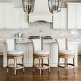 thumbnail image 6 of Open Box Maven Lane Pullman High-Back Swivel Stool Weathered Oak, Counter Height, 6 of 6