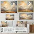 thumbnail image 4 of Designart "Clouds Prairies compositions V" Landscapes Floater Framed Canvas Art Print, 4 of 7