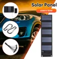 thumbnail image 2 of 50W USB Portable Solar Panel Foldable for Outdoor Camping Hiking Phone Charger, 2 of 14