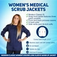 thumbnail image 3 of M&M Scrubs - FREE SHIPPING Unisex Scrub Jacket, 3 of 7