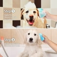 thumbnail image 5 of FOAUUH 2Pack Dog Bath Brush, Soft Silicone Pet Shampoo Massage Dispenser Grooming Shower Brush for Short Long Haired Dogs and Cats Washing, 5 of 6