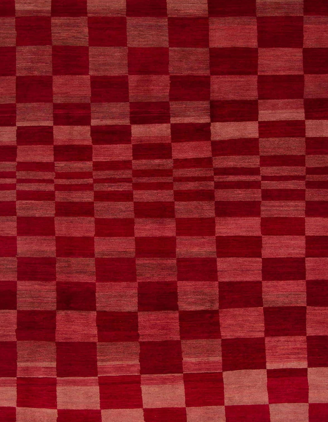 Ahgly Company Indoor Rectangle Abstract Red Checkered Area Rugs, 2' x 4 ...