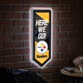 thumbnail image 5 of Pittsburgh Steelers LED Wall Helmet, 5 of 5