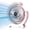 Pink, variant on JELLOO USB Desk Fan for Kids Men Women 360 Degree Rotatable Desktop Fan Colorful Running Lights Cooling Fan Portable Fans Blow Cold Air With 3 Speeds Quiet for Outdoor Office