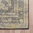 thumbnail image 7 of Unique Loom Sofia Collection Area Rug - Salle Garnier (8' x 10' Rectangle Navy Blue/Yellow), 7 of 7