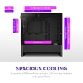 thumbnail image 4 of NZXT CCH31FB01 H3 Flow Micro ATX PC Case Black Tinted Glass, 4 of 7