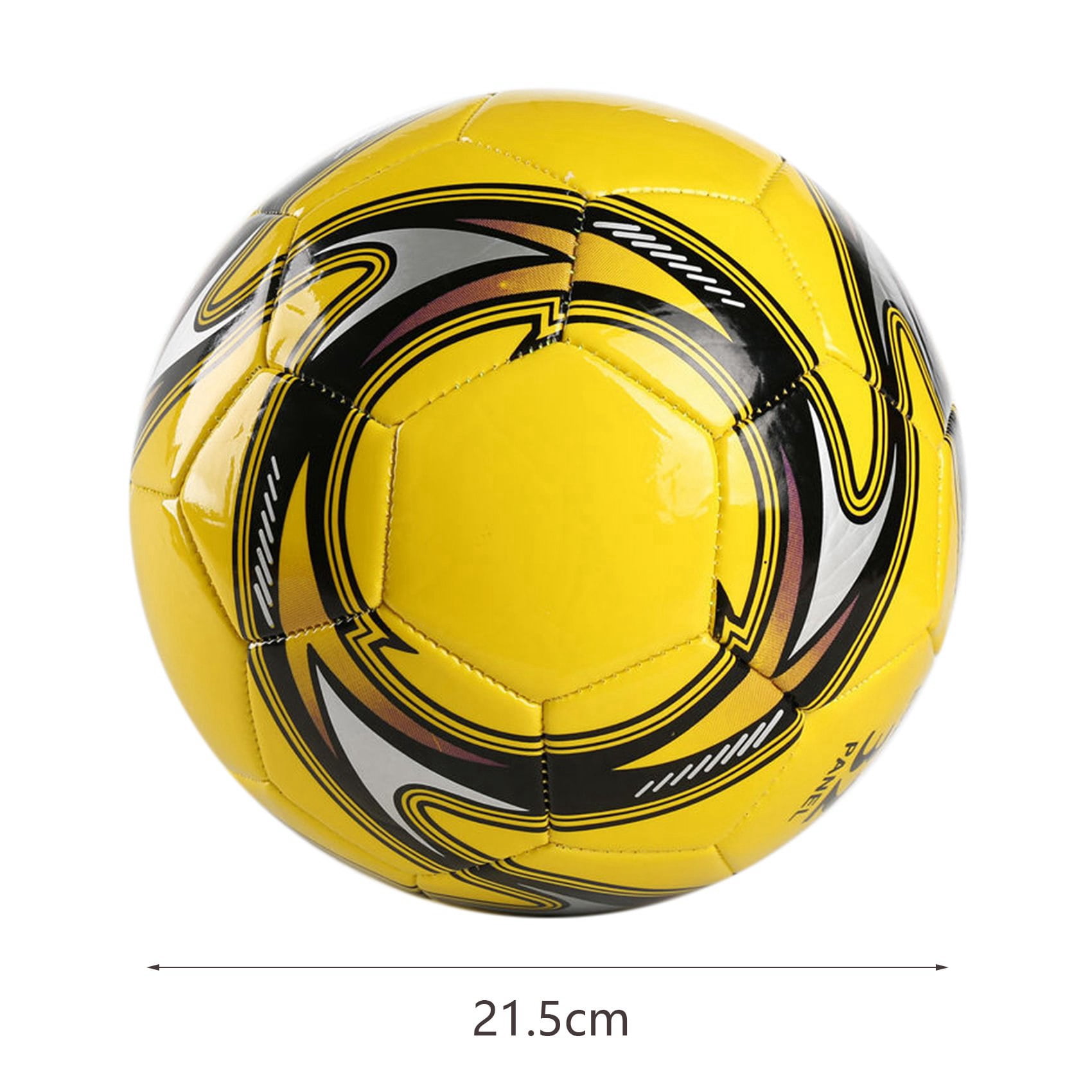 2X Professional Leather Soccer Ball Size 5 Professional Match Football Non-Slip Football Game Indoor and Football