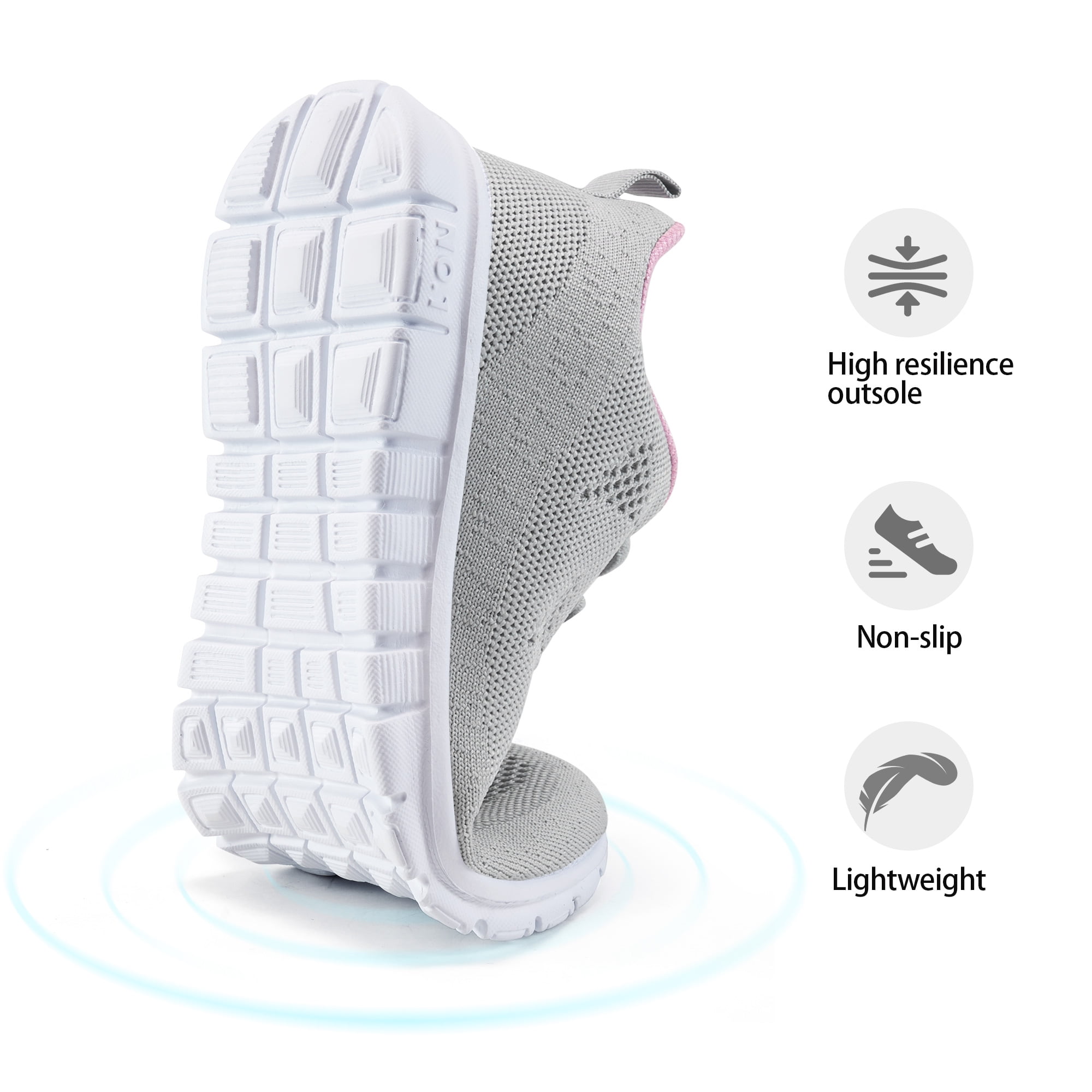 Ecetana Women Running Shoes Breathable Casual Sneakers Comfortable Walking Tennis Shoes