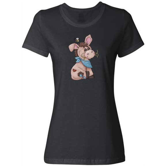 Inktastic Western Dilly Donkey Women's T-Shirt