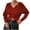 Red, variant on Womens Sweaters V-Neck Knit Sweater Fall Clothes Leisure Solid Color Comfortable Womens Clothes Long Sleeve Tops Going Out Tops Blouses Pullover Red M