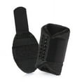 thumbnail image 1 of Nvzi 2 piezas de férula para pulgar en gatillo, soporte para nudillos de dedo, protector de dedo en mazo, funda de soporte para dedos para aliviar el dolor de tendones (negro), 1 of 5