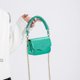 thumbnail image 1 of Bolso bandolera con cadena de color metálico para mujer Bolso de hombro Y2K Bolso de moda (Verde) FLhrweasw Nuevo, 1 of 8