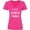 Hot Pink, variant on My Aunt is a Firefighter and a Hero Women's V-Neck T-Shirt