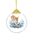thumbnail image 2 of AZXY Easter Ornaments for Tree, 2D Flat Glass Miniature Easter Hanging Decorations, Assorted Spring Animal & Egg Ornaments for Small Tree, Easter Party & Home Indoor Outdoor Decor, 2 of 5