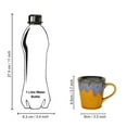 thumbnail image 5 of Studio Pottery Flow Design Ceramic Coffee Mugs Set Of 2 - 300ml Each, Golden | Milk Mugs | Chai Cups | Tea Cups & Mugs, 5 of 5