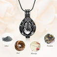 thumbnail image 3 of Teardrop Flower Urn Necklaces for Ashes,Cremation Necklack Locket for Ashes for Ashes for Women Men Flower Jar Urn Memorial Keepsake Teardrop Ashes, 3 of 5
