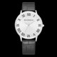 thumbnail image 3 of Reloj analógico de cuarzo para hombres y mujeres de negocios a la moda, reloj de pulsera de ocio de muestra, plateado, grande, 3 of 3