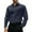Navy, variant on VBTAPA Men's Solid Dress Shirts Wrinkle-Free Long Sleeve Button Down Shirt Regular Fit Formal Shirts Lightning Sales Black L