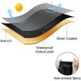 thumbnail image 3 of SZTXJ Waterproof Mobility Scooter Cover, for Travel Outdoor Protector from Dust Dirt Snow Rain Sun Rays-45"Lx30"Wx51"Hgrey, 3 of 5