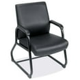 thumbnail image 1 of Office Source 540BLK Black Soft Vinyl Sled Base Guest Chair, 1 of 1