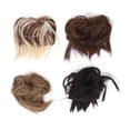 thumbnail image 1 of 4 extensiones de coleta corta con moño desordenado, de moda, para mujeres y niñas., 1 of 14