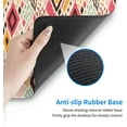 thumbnail image 3 of Western Tribal Geometry Gaming Mouse Pad XL, Extended Stitched Edges Mousepad, Large Mouse Mat Desk Pad, Long Non-Slip Rubber Base Mice Pad（31.5x12 Inch）, 3 of 5
