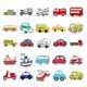 thumbnail image 2 of 50 Sheets Transport Cartoon Suitcase Stickers Waterproof Gr, 2 of 5