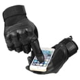 thumbnail image 3 of Touch Screen Motorcycle Leather Full Finger Gloves Motorbike Bikes Moto ATV for Men Outdoor Sports Gloves, 3 of 11