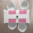 thumbnail image 3 of Ambesonne Hippie Place Mats Set of 4, Boho Oriental Motif, Standard Size, Magenta and White, 3 of 4