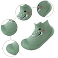 thumbnail image 3 of Mepaouo Baby Sock Shoes Infant Non Slip Walking Slippers Rubber Sole Girls Boys Crib Sneakers Green, 3 of 5