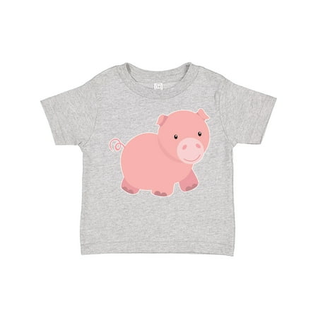 

Inktastic Cute Little Pink Farm Pig Gift Toddler Boy or Toddler Girl T-Shirt